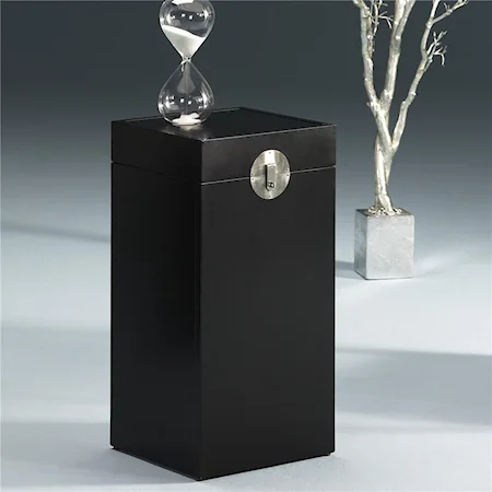 Tall Cube Accent End Table